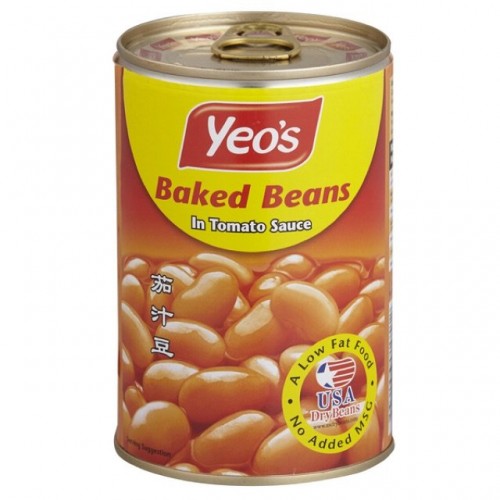 YEOS BAKED BEANS 425G