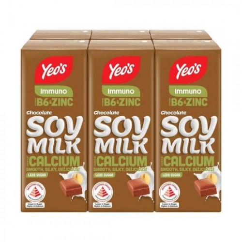 YEOS IMMUNO SOY CHOCO 6X250ML