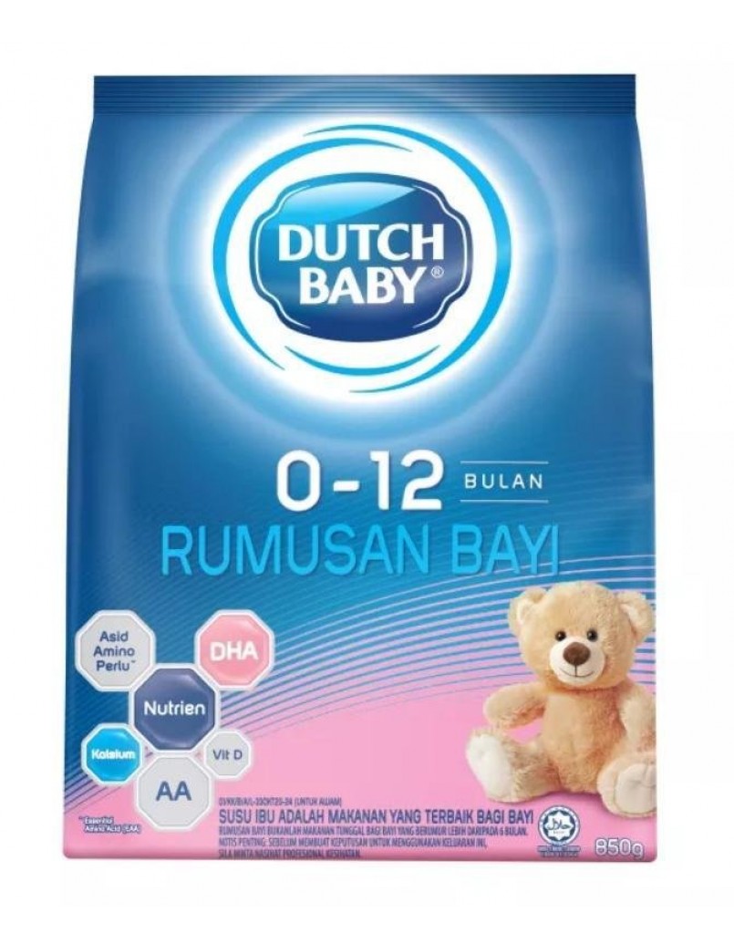 DUTCH LADY IF 0-12 MONTHS 850G