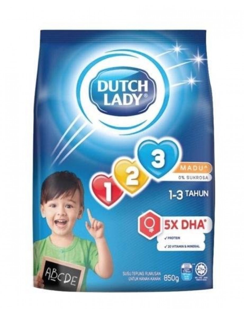 DUTCH LADY GUM 123 HONEY 550G