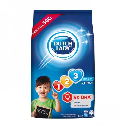DUTCH LADY GUM 123 PLAIN 850G