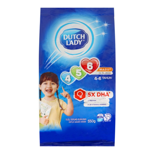 DUTCH LADY GUM 456 HONEY 550G