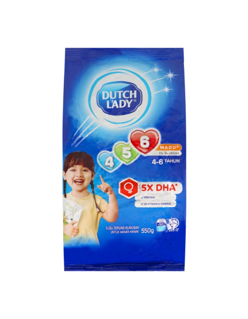 DUTCH LADY GUM 456 HONEY 550G