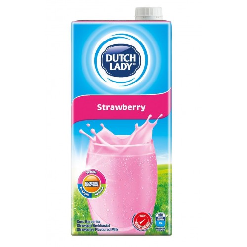 DUTCH LADY STRAWBERRY MILK 1L