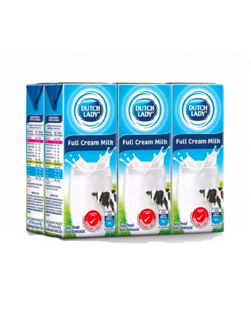 DUTCH LADY FULL CREAM MILK 200ML