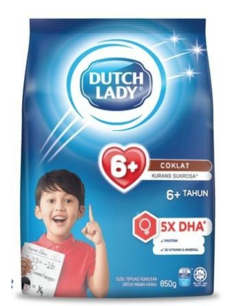 DUTCH LADY GUM 6+ CHOC 900G