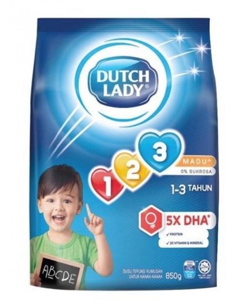 DUTCH LADY GUM 123 HONEY 900G