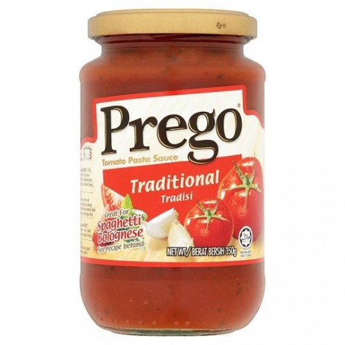 PREGO TRADITIONAL PASTA SAUCE 350G
