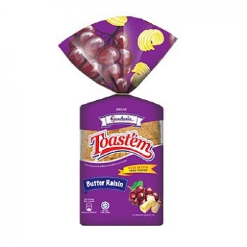 GARDENIA TOAST'EM-B/RAISIN 360G