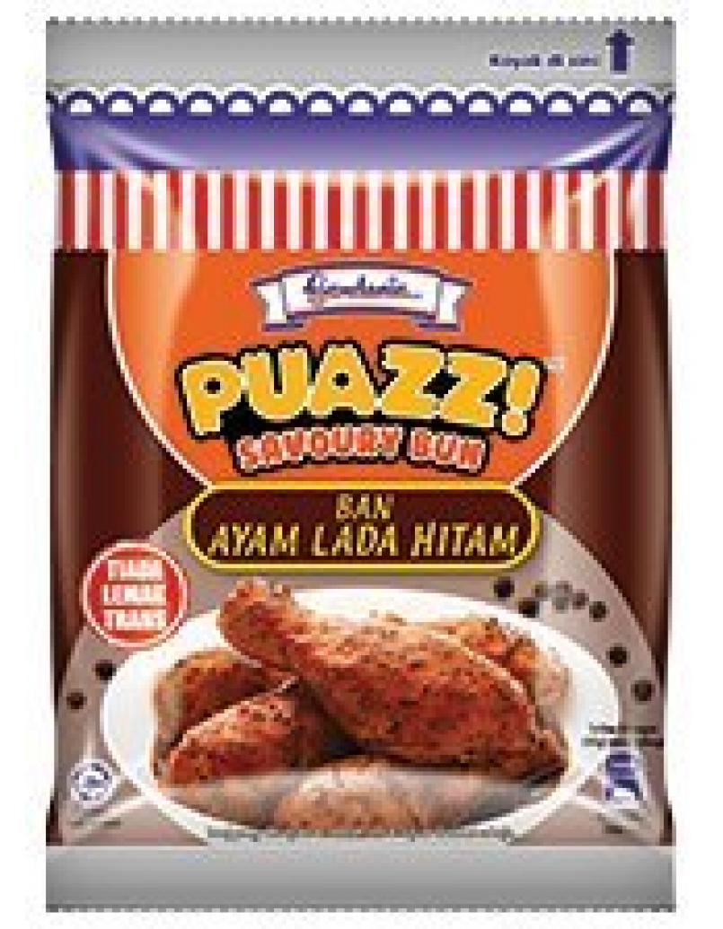 GARDENIA BUN-BLACK PAPPER CHICKEN 60G