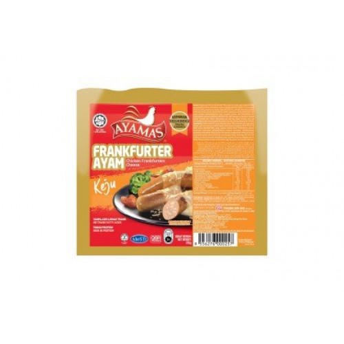 AYAMAS CHICKEN FRANKFURTER CHEESE 235G