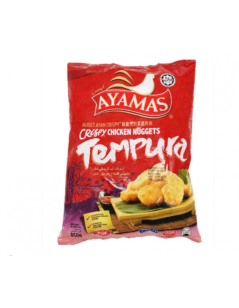 AYAMAS CRISPY CHICKEN NUGGETS TEMPURA 850G