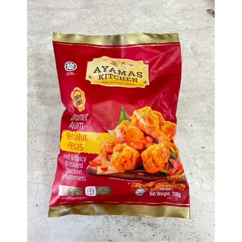 AYAMAS KITCHEN BREADED DRUMMET H&S 750G