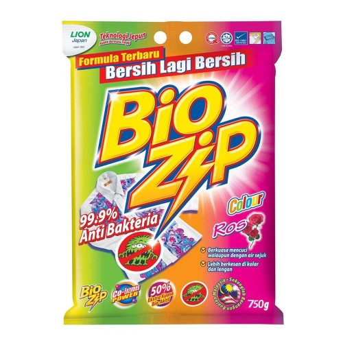 BIO-ZIP DETG PWR(COLOUR) 750G