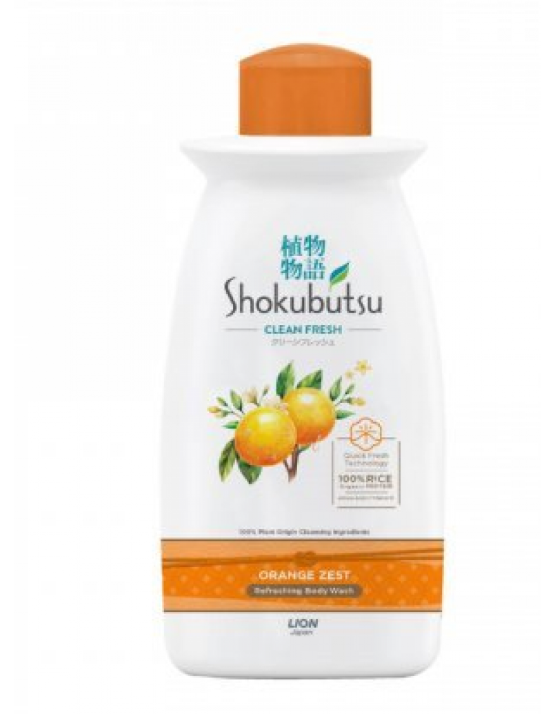 SHOKUBUTSU SHOWER ORANGE PEEL 220ML