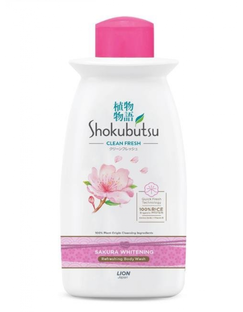 SHOKUBUTSU SHOWER SAKURA 220ML