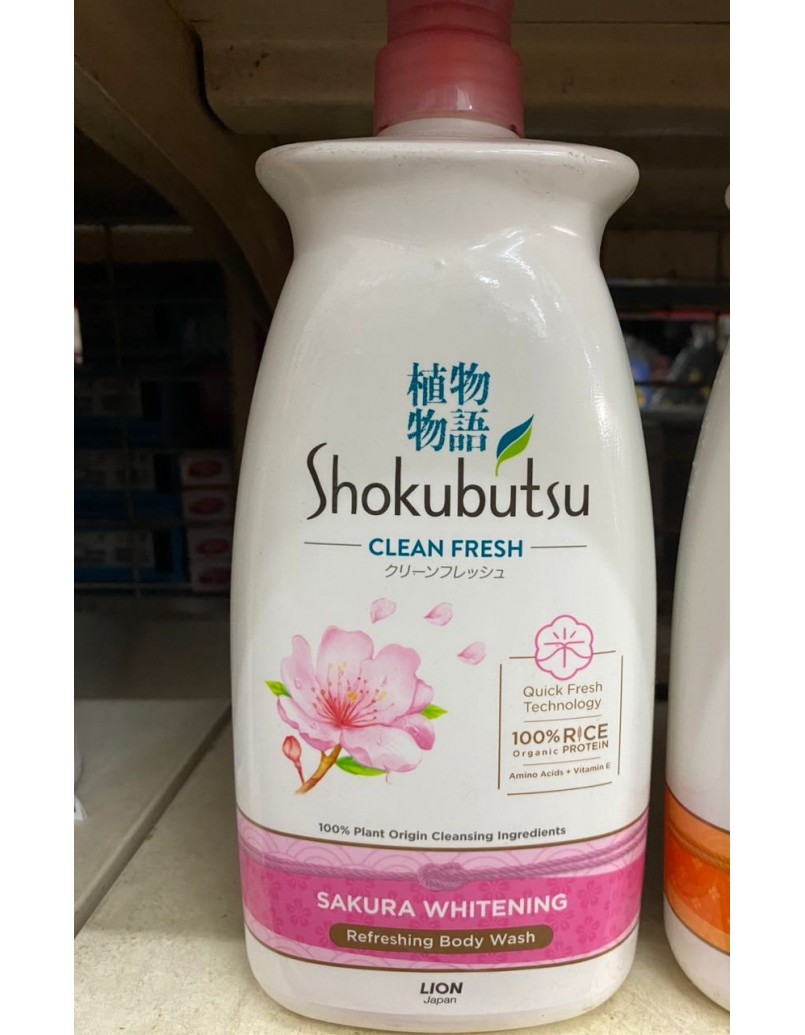 SHOKUBUTSU SHOWER SAKURA 900ML