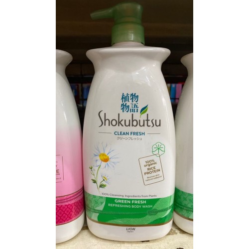 SHOKUBUTSU SHOWER GREEN FRESH 900ML
