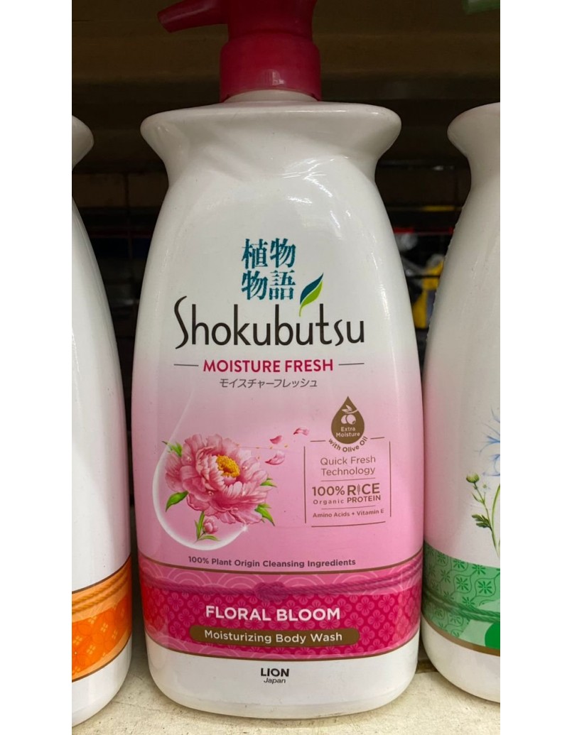 SHOKUBUTSU SHOWER FLORAL 900ML