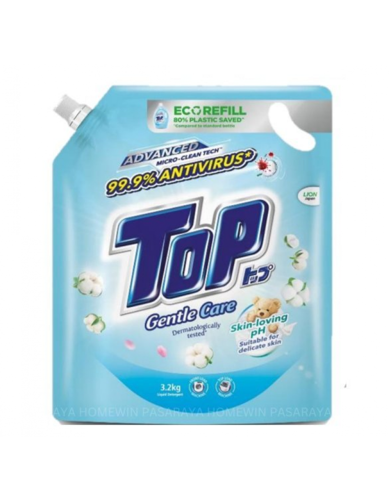 TOP-C LIQ DET(GENTLE CARE) 3.2L REFILL