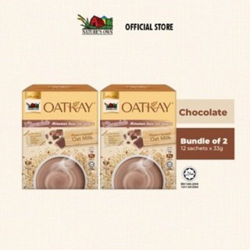 NATURE OWN OATKAY OATMILK CHOCO 12 X30G