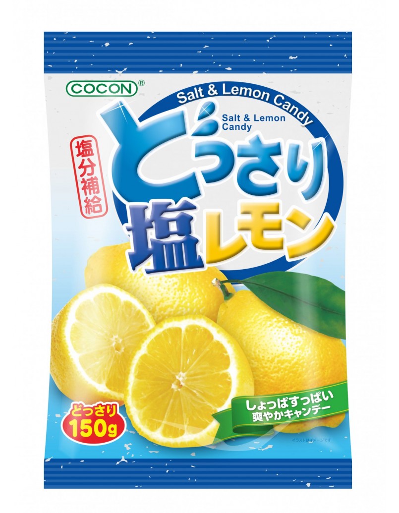 SALT & LEMON CANDY 150G