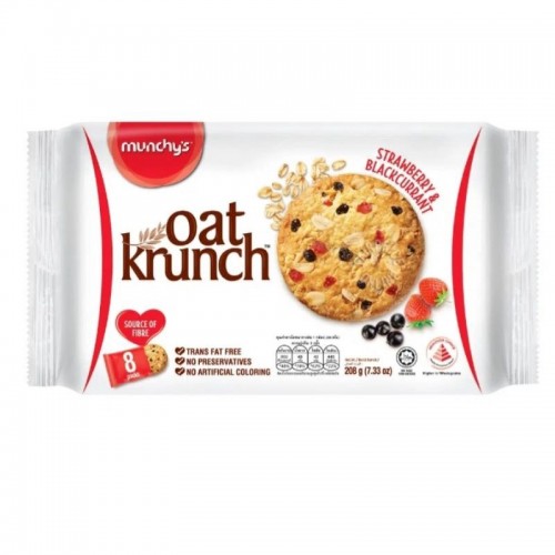 MUNCHY'S OAT KRUNCH(STBR) 208G