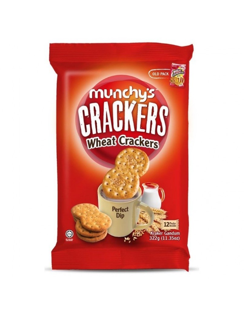 MUNCHY'S WHEAT CRACKERS 322G+46G