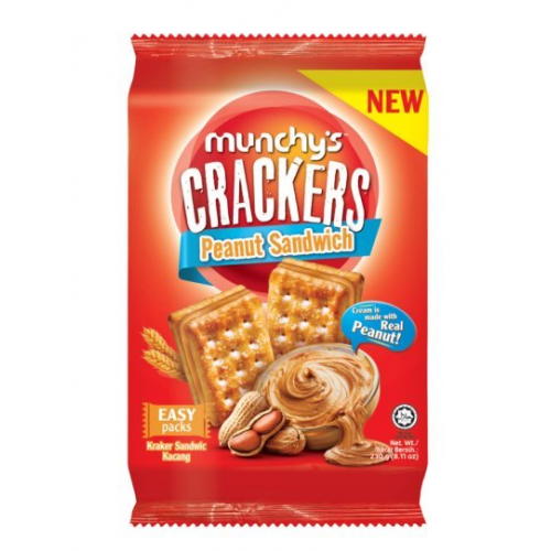 MUNCHY'S CRACKERS PEANUT SANDWICH 230G