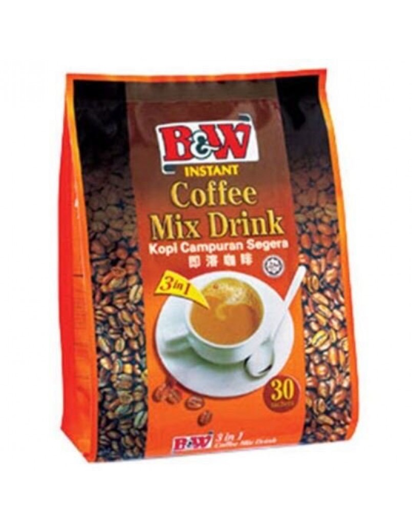 B&W COFFEE MIX 3IN 1 30 X20G