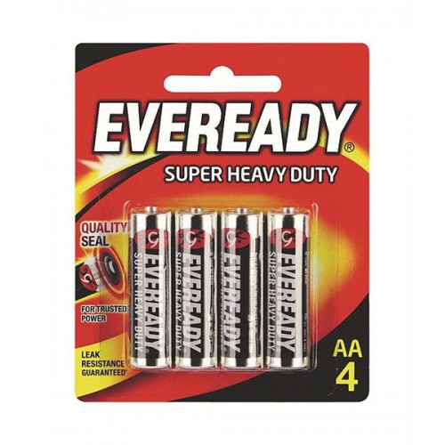 1215BP4M EVEREADY(BLACK) AA 4'S