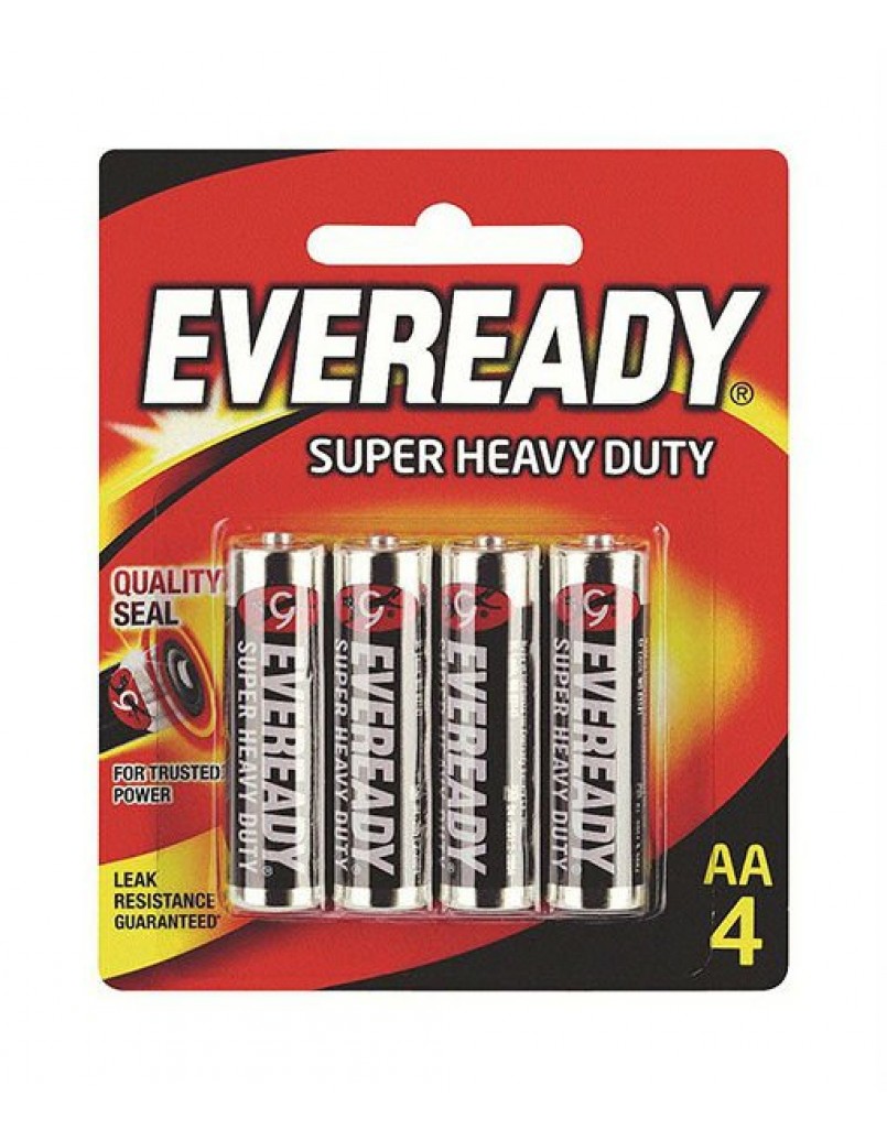 1215BP4M EVEREADY(BLACK) AA 4'S