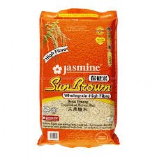 JASMINE SUNBROWN(HIGH FIBRE) 5KG