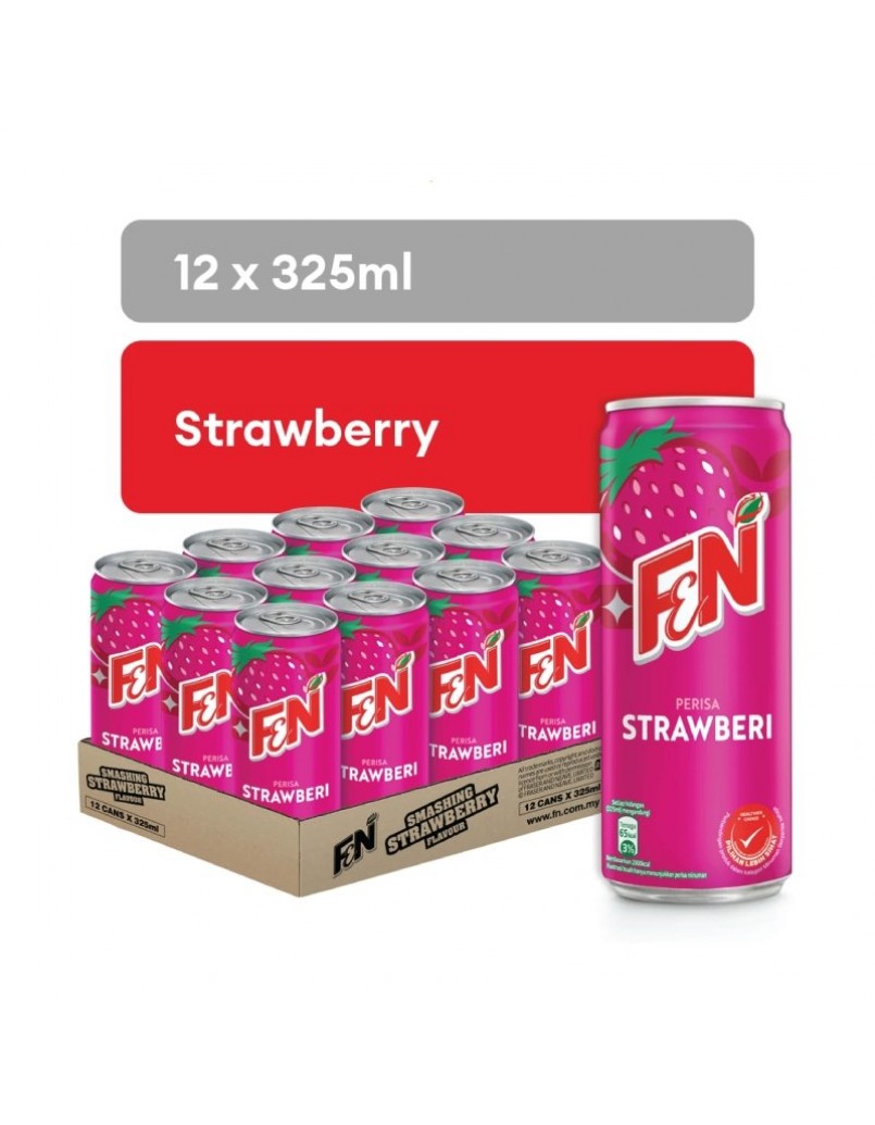 F&N STRAWBERI 12X325ML