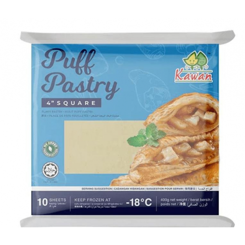 KAWAN PUFF PASTRY SQUARE 4'' 10 X40G