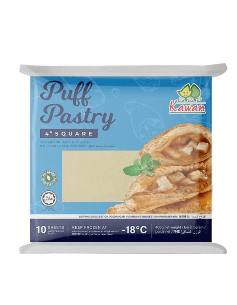 KAWAN PUFF PASTRY SQUARE 4'' 10 X40G