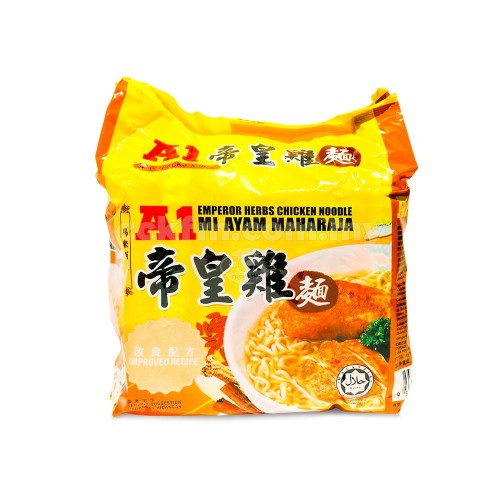 A1 EMPEROR HERBS CHICKEN NOODLES 4 X90G