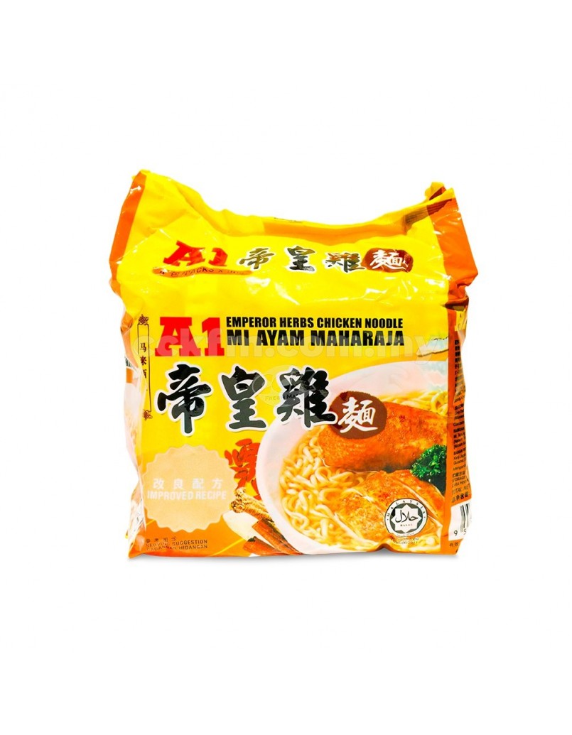 A1 EMPEROR HERBS CHICKEN NOODLES 4 X90G