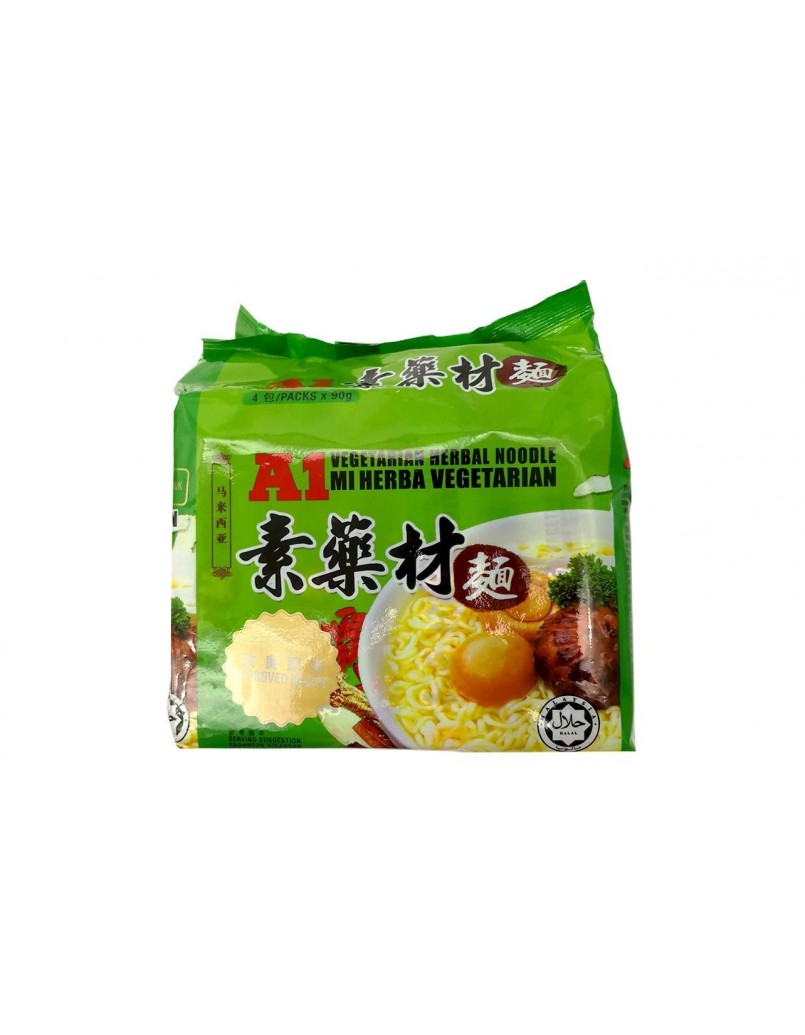 A1 VEGETABLE HERBAL NOODLE 4 X90G