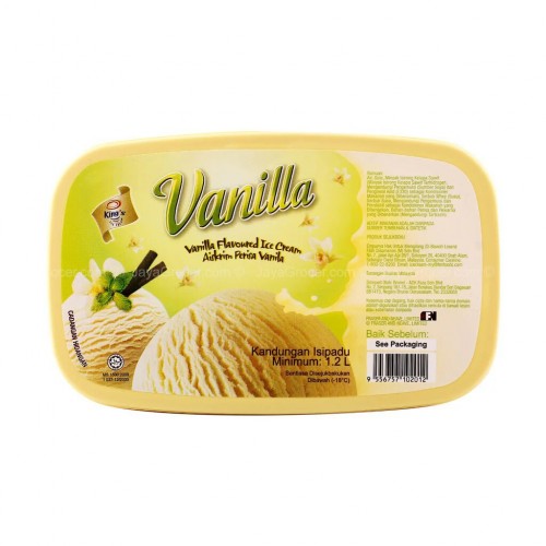 KING'S VANILLA FLV ICE CREAM 1.2L