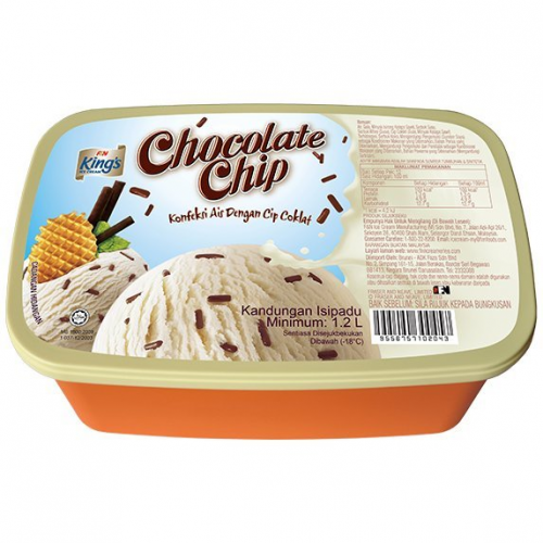 KING'S CHOCOLATE CHIPS 1.2L