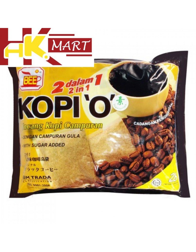 BEE KOPI-O 2IN1 (WITH SUGAR-YELLOW) 25 X26G