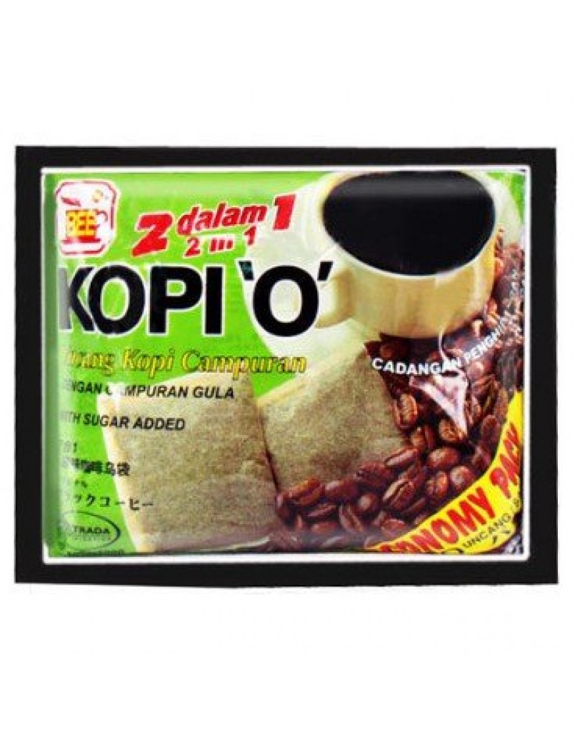 BEE KOPI'O 2IN1 (WITH SUGAR- GREEN) 20 X26G