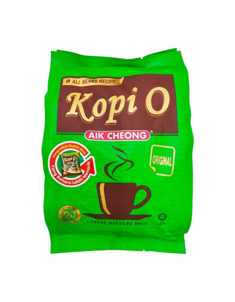 AIK CHEONG KOPI O (NO SUGAR) 20 X10G