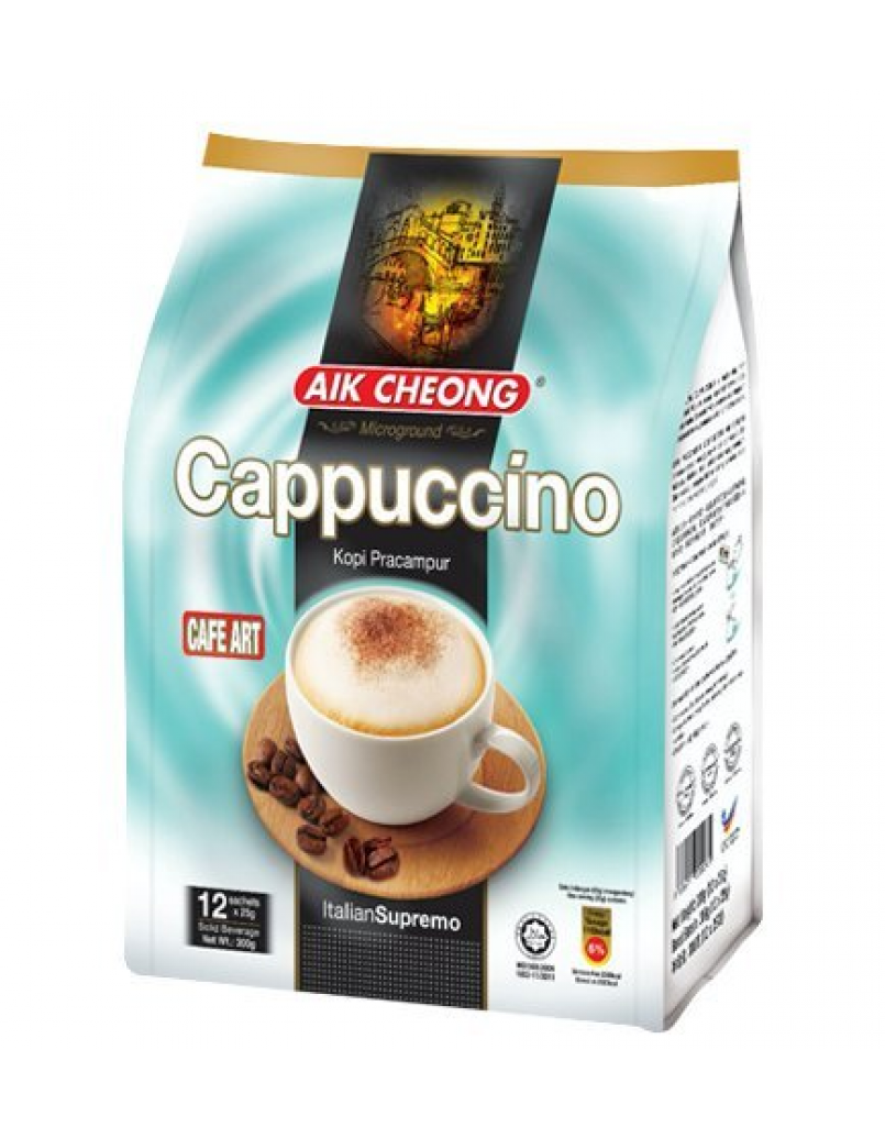 AIK CHEONG 3IN1 WHITE CAPPUCINO 12 X25G