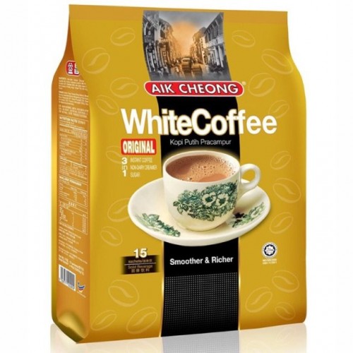 AIK CHEONG 3IN1 WHITE COFFEE-ORG 15X40G