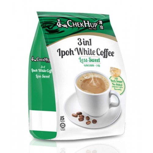 CHEK HUP 3IN1 IPOH WHITE CFE(LESS SUGAR) 15 X30G