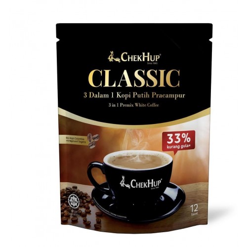 CHEK HUP 3IN1 IPOH WHITE CFE(CLASSIC) 12 X40G