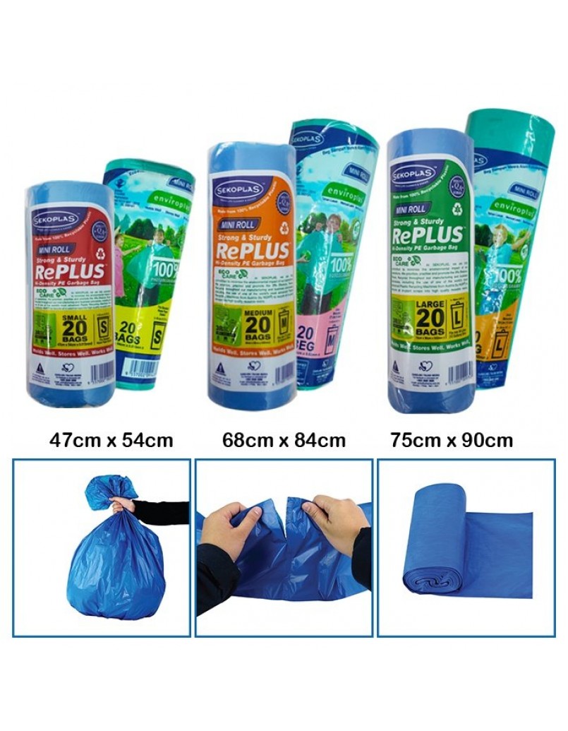 SEKOPLAS REPLUS GARBAGE BAG (S) 90'S