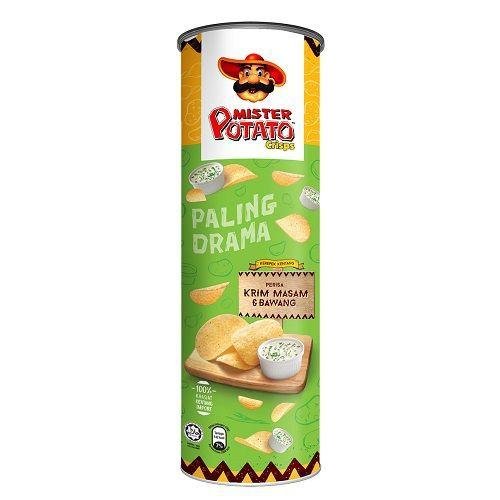 MISTER POTATO CRISPS CREAM ONION 160G
